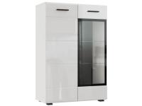 Комод GLOSS Белый/Белый глянец 