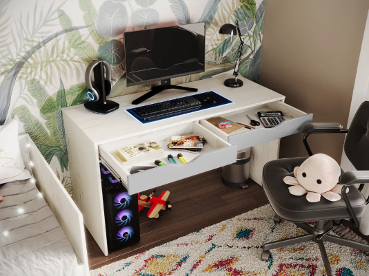 МИКС Стол письменный СП-12 (750*1300*550)  ПВХ Калатея/