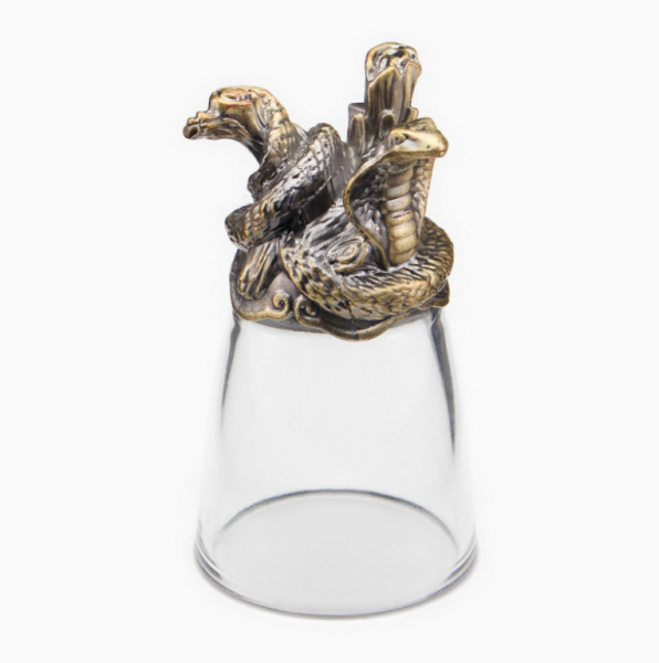 Стопки для водки "Змеи", набор на 3 перс, стопка 30 мл