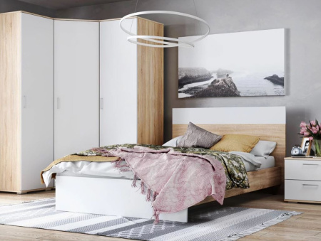 Пенал Пн-25 Лайт  белый/дуб сонома