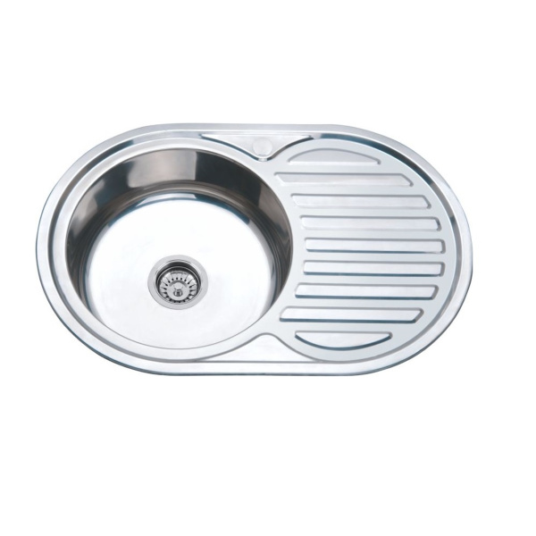 Мойка MG6-7750OVL  (со сливной арматурой)