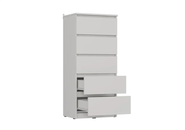 Комод К-2 Сити Белый/ Белый снег