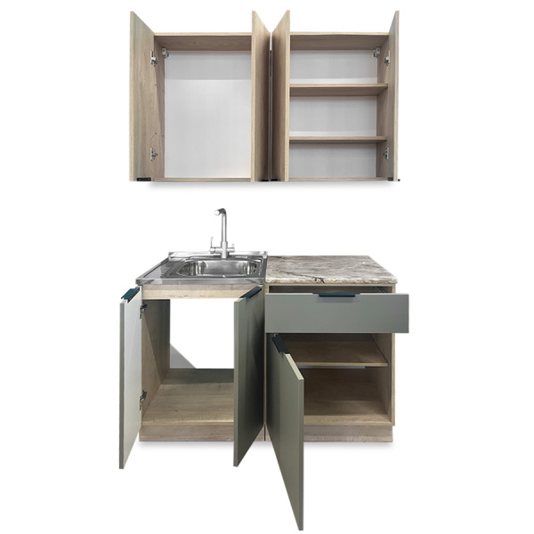 Кухня ДЖАЗ  Дуб Эндгрейн/ЭвоГлосс Тёмно Серый +сушка+планка