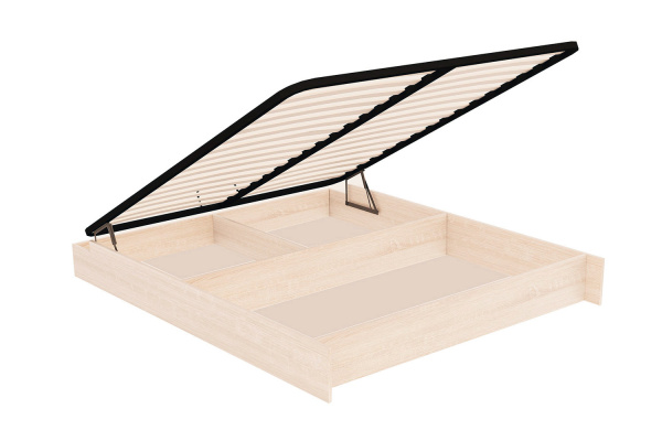 БИЗ16б/327б Основание с бельевым ящиком и под.мех. 1400*2000 дуб сонома